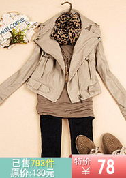 2012秋冬韓版潮流抓絨外套 中學生青少年女裝新風尚